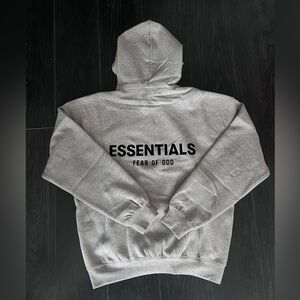 Fear of God Essentials Gray Hoodie